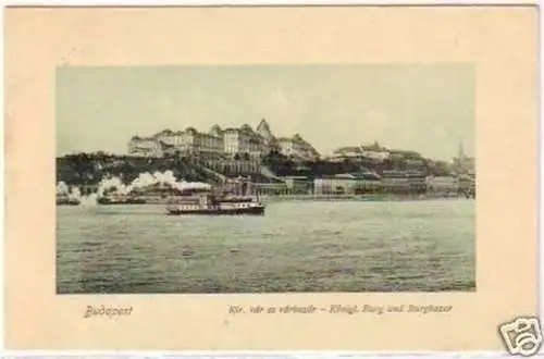 29904 Ak Budapest Ungarn Königliche Burg 1915