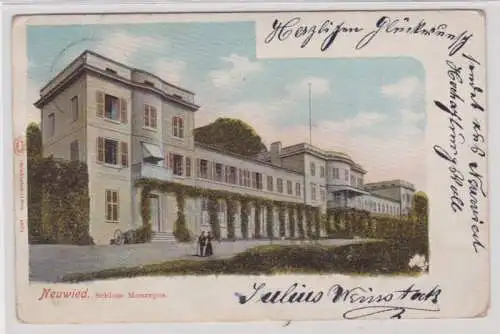 88532 geprägte Ak Neuwied - Schloss Monrepos 1901