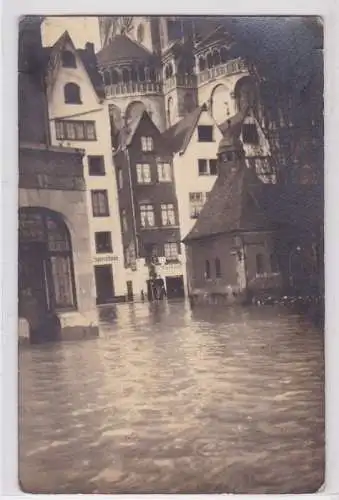 87975 Foto Ak Köln Hochwasser um 1925