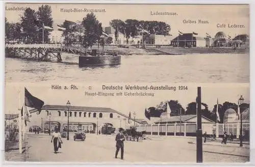 86391 Mehrbild Ak Köln a. Rh. Deutsche Werkbund Ausstellung 1914