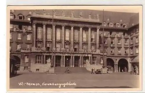 53799 Foto Ak Wuppertal Barmen Verwaltungsgebäude um 1930