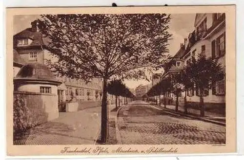 53886 Ak Frankenthal Pfalz Mörscherstrasse und Schillerschule 1910