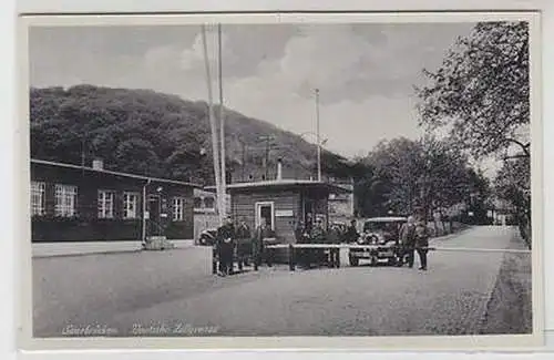 52119 Ak Saarbrücken Deutsche Zollgrenze um 1930