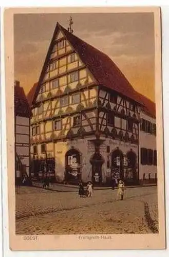 52522 Ak Soest Freiligrath Haus 1917