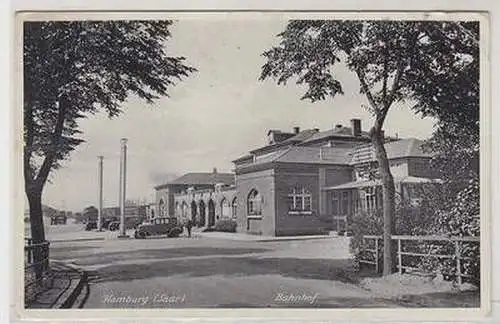 52629 Ak Homburg (Saar) Bahnhof 1939