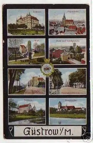 07354 Mehrbild Ak Güstrow in Mecklenburg um 1920