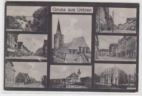 69822 Mehrbild Feldpost Ak Gruß aus Uelzen Ortsansichten 1916