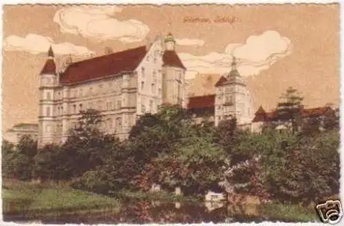 25192 Ak Güstrow Schloß 1914