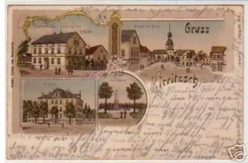 19442 Ak Lithographie Gruss aus Kieritzsch 1911