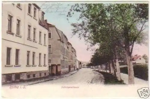 23248 Ak Rötha Schützenstrasse 1906