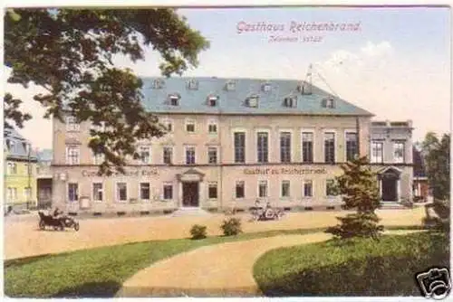 29598 Ak Gasthaus zu Reichenbarnd und Café um 1930