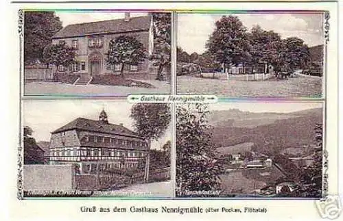 05643 Ak Gruß aus dem Gasthaus Nennigmühle um 1940