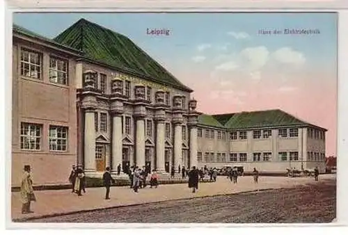 6/9 Ak Leipzig Haus der Elektrotechnik 1926