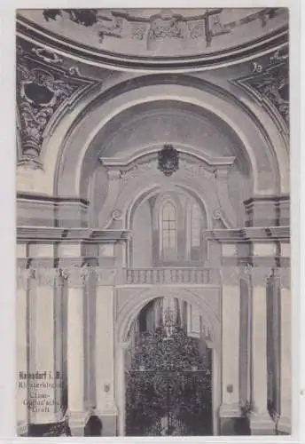 94751 Ak Hainsdorf i.B. Klosterkirche Clam Gullas´sche Gruft um 1910