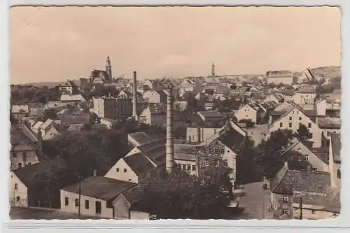 69890 Foto Ak Kamenz sorbisch Kamjenc Gesamtansicht 1962