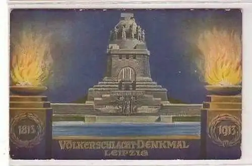 28/25 Ak Leipzig Weihe des Völkerschlachtdenkmal 1913