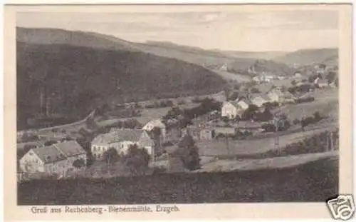 21110 Ak Gruß aus Rechenberg Bienenmühle Erzgebirge1940