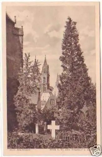 21155 Ak Alt Meißen Blick vom St. Afra Friedhof um 1925