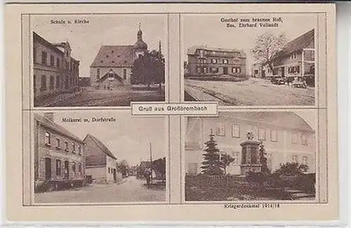 66232 Mehrbild Ak Gruß aus Großbrembach Gasthof usw. 1933