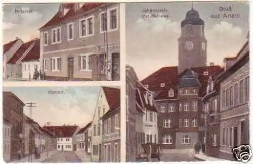 25496 Mehrbild Ak Gruss aus Artern Harzstraße usw. 1917