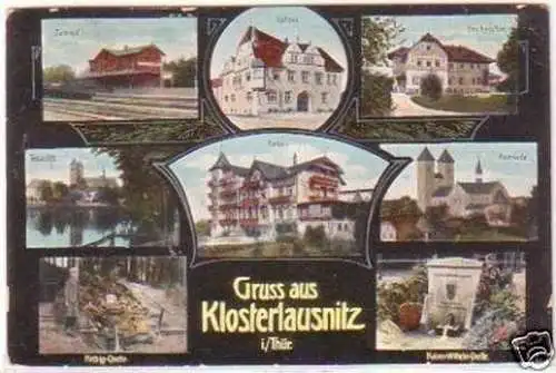 28375 Mehrbild Ak Gruß aus Klosterlausnitz in Thür.1911