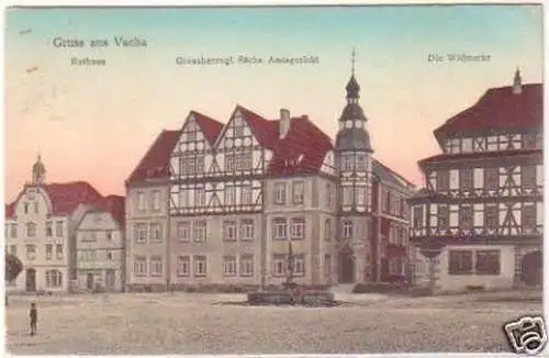 25795 Ak Gruß aus Vacha Amtsgericht 1911