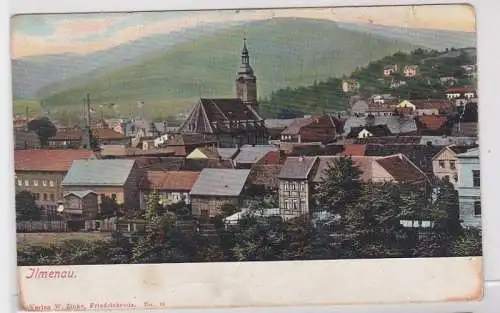 53395 AK Ilmenau Panorama Stadtansicht um 1900