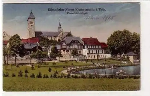 43066 Ak Klosterlausnitz in Th. Klosterteichanlagen 1928