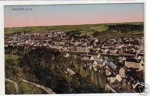 21950 Ak Schmölln Sachsen-Altenburg Totalansicht 1910