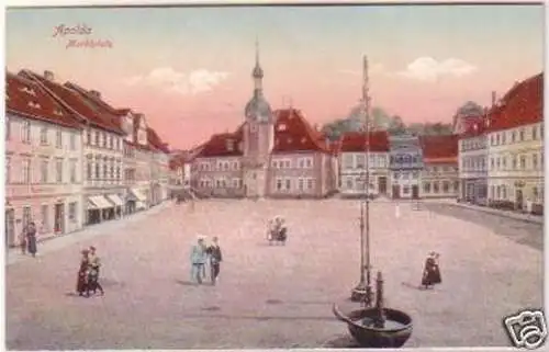 23126 Ak Apolda Marktplatz um 1910