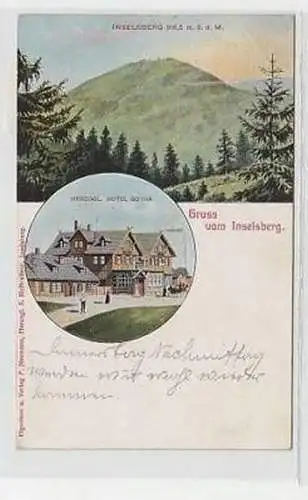 36691 Mehrbild Ak Gruss vom Inselsberg 1912