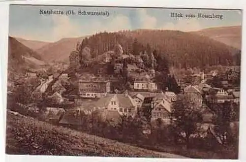 20260 Ak Katzhütte Schwarzatal Blick vom Rosenberg 1916