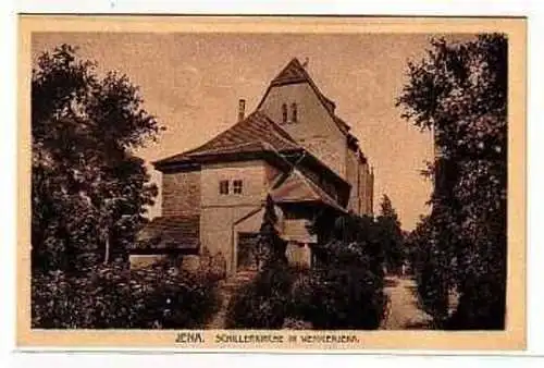 40299 Ak Jena Schillerkirche in Wenigenjena um 1930