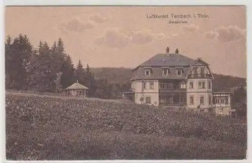 41476 Ak Tambach in Thüringen Sanatorium um 1920