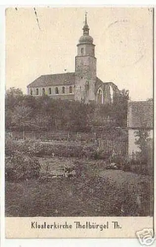 09020 Ak Klosterkirche Thalbürgel Thüringen 1907