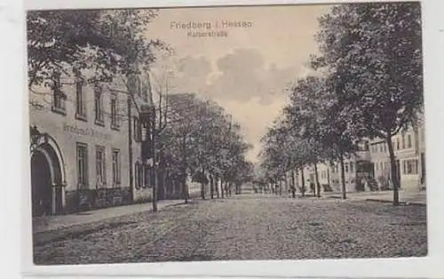 37829 Feldpost Ak Friedberg in Hessen Kaiserstraße 1915