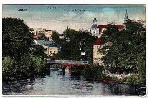 32061 Ak Guben Blick nach Sanssouci um 1910