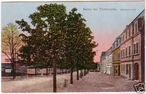 25806 Ak Biehla bei Elsterwerda Berlinerstraße um 1918