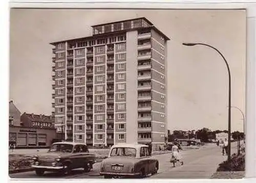 37467 Ak Brandenburg (Havel) neues Hochhaus 1966