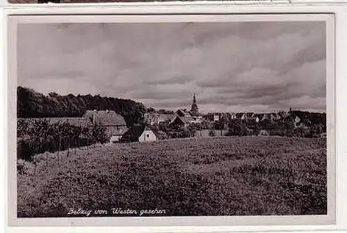 52463 Ak Belzig von Westen gesehen um 1940