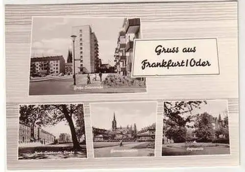 52972 Mehrbild Ak Gruß aus Frankfurt Oder 1965