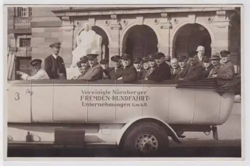 94103 Foto Ak Vereinigte Nürnberger Fremden-Rundfahrt-Unternehmung GmbH