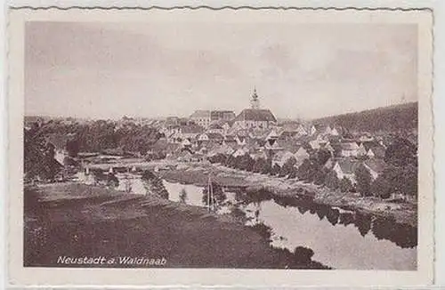 59296 Ak Neustadt an der Waldnaab Totalansicht 1929