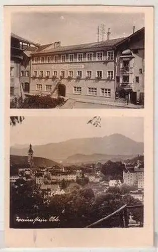 59777 Mehrbild Ak Traunsstein Oberbayern Gasthof zum Botenwirt 1952