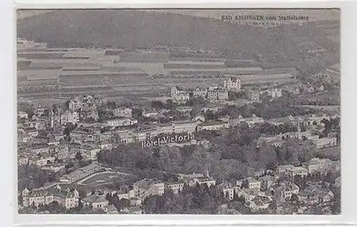 62923 Ak Bad Kissingen vom Staffelsberg Hotel Victoria 1913