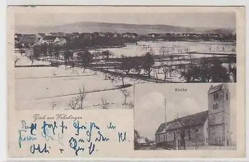 43328 Mehrbild Ak Gruß aus Welschingen Kirche 1948