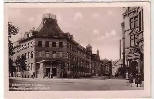 33911 Ak Schwenningen am Neckar Hindenburgstraße 1943