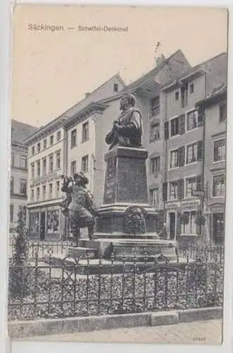 51558 Feldpost Ak Säckingen Scheffel Denkmal 1916