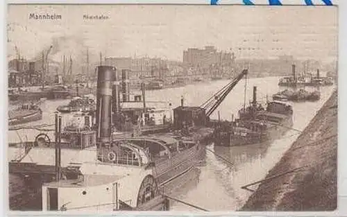 54108 Ak Mannheim Rheinhafen 1910