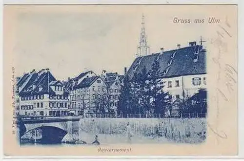 47367 Ak Gruss aus Ulm Gouvernement um 1900